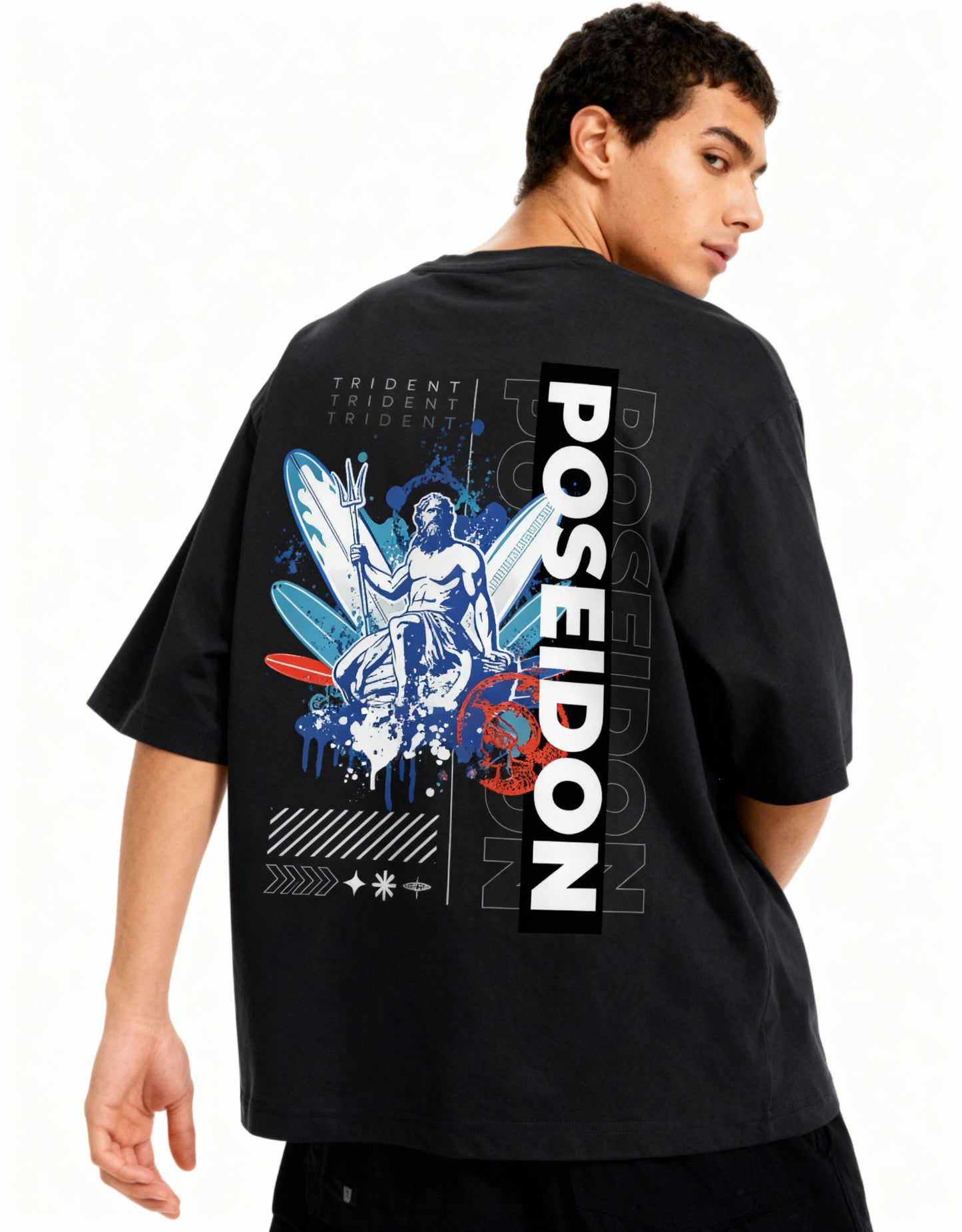 Unisex Oversized Classic T-Shirt - Poseidon
