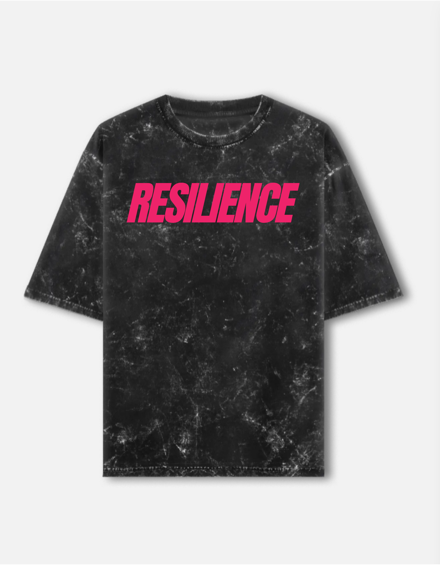 Unisex Acid Washed Oversized Tee - Resilience